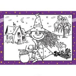 Kleurplaat heks